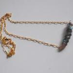 Gorgeous Blue Flashy Labradorite Necklace With..