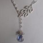 sterling silver Lariat with Iolite ..