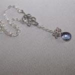 sterling silver Lariat with Iolite ..