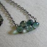 Aaa Grade Forest Green Mystic Quartz Necklace